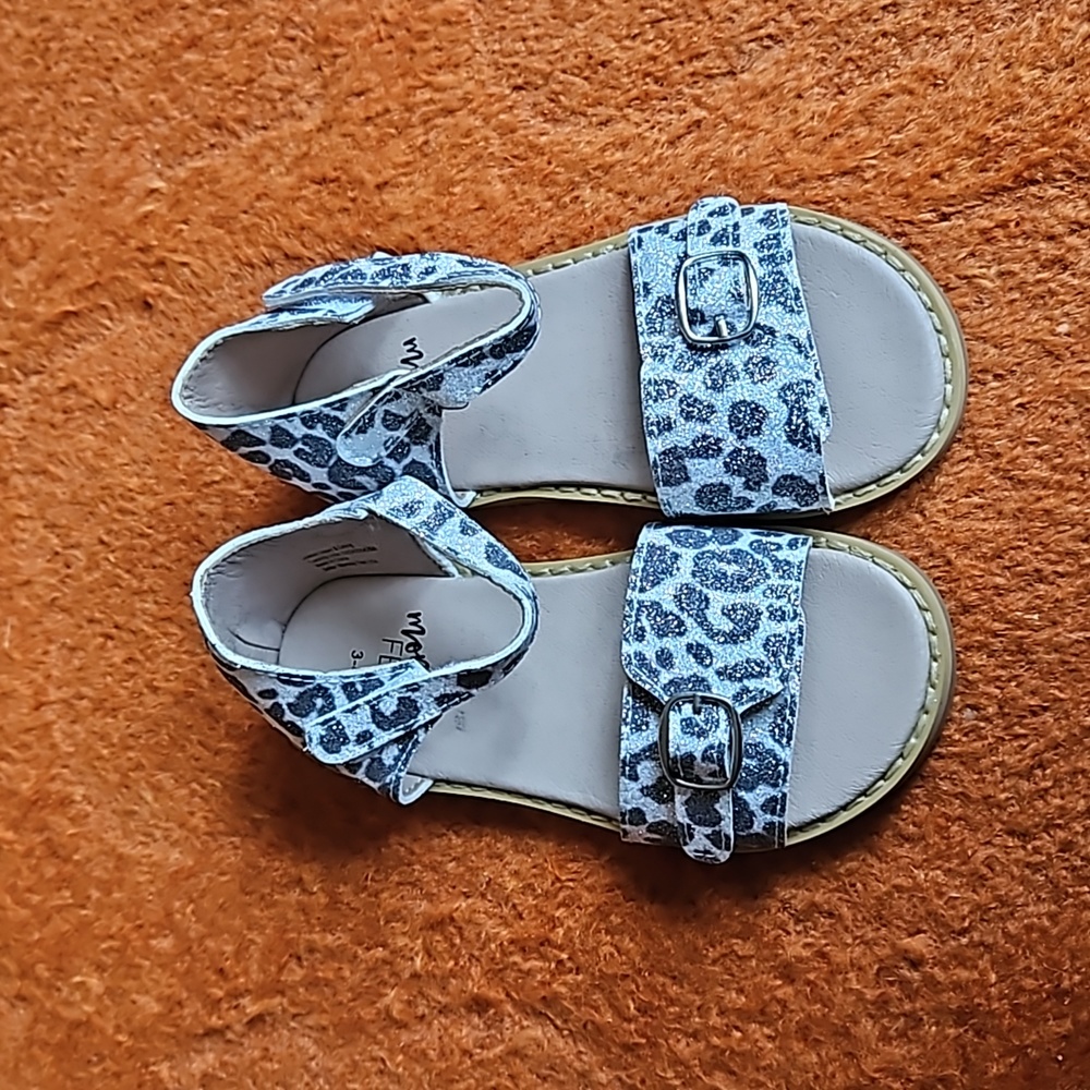 Leopard Gemma Sandals from Monkey Feet